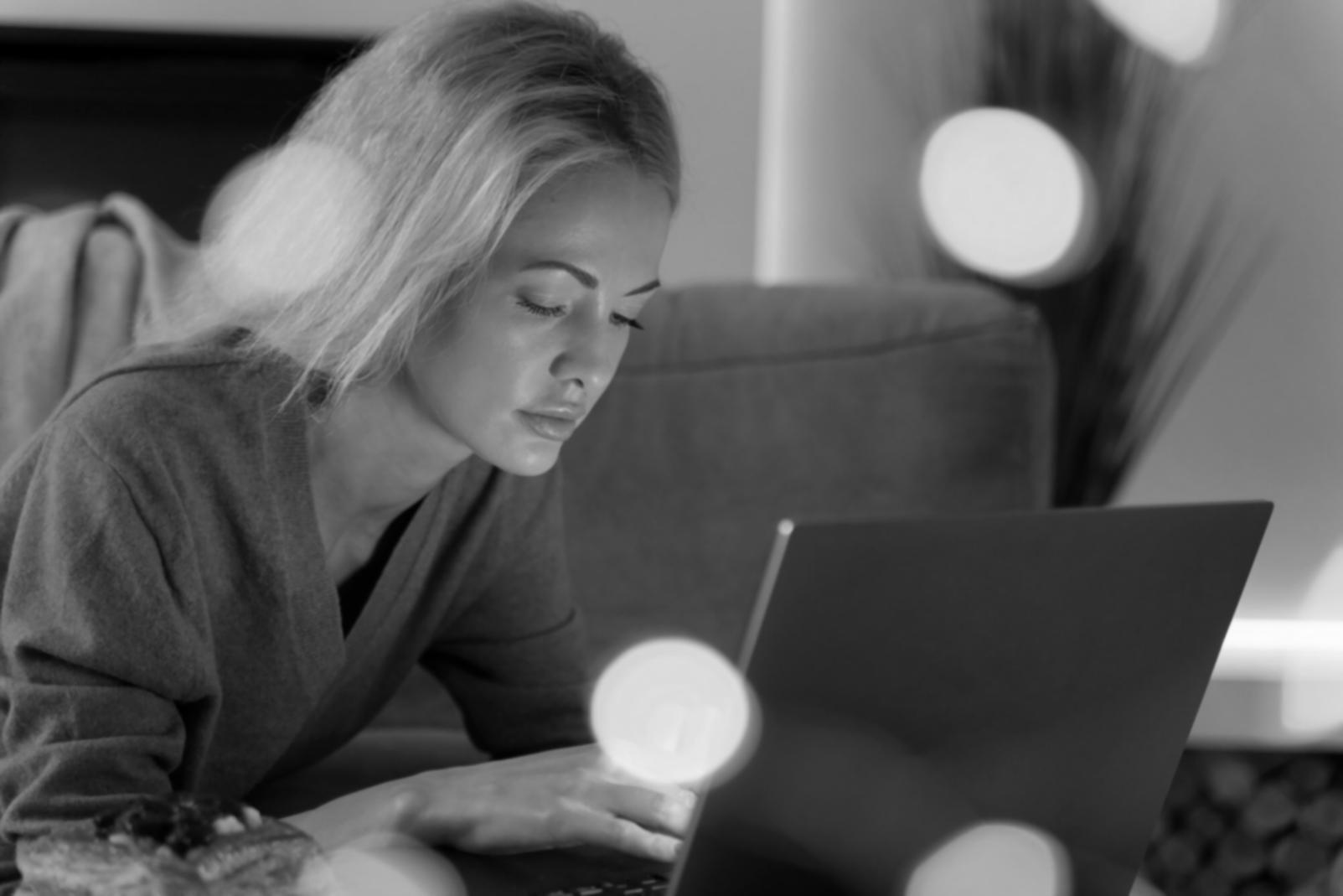 Business analysis workspace with financial documents and charts